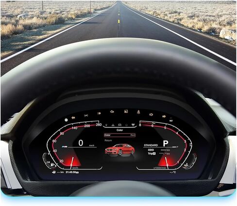 12.3INCH Digital Instrument Panel Compatible For BMW 3 4 F30 F31 F32 F33 F34 F36 2013 NBT 1920 * 720 LCD Dashboard Cluster Virtual Cockpit in Kuwait