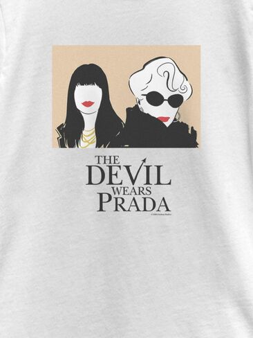 تي شيرت Old Navy The Devil Wears Prada برسومات - أبيض in Kuwait