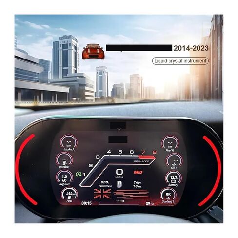 LCD Dashboard Digital Instrument Cluster Panel Speed Meter Compatible for BMW Mini Cooper F54 F55 F56 2014-2023 Cockpit Original Style in Kuwait