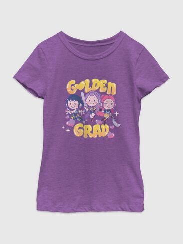 تي شيرت برسومات Old Navy K-Pop Demon Hunters Golden Grad - توت أرجواني in Kuwait