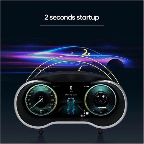 12.3'' Lcd Digitaal Dashboard Cluster Compatible For Benz C W204 2011-2014 Ntg4.5 Auto Instrument Paneel Cockpit in Kuwait