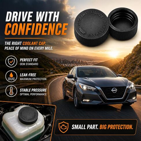 4PCS Coolant Reservoir Cap Replacement OEM# 21712-79900 - Radiator Overflow Coolant Reservoir Tank Cap Compatible with Nissan Murano, Rogue, Versa, Quest & Infiniti EX35, FX37, G35, M35 in Kuwait