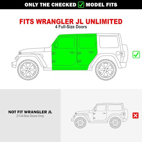 Tuxtreme الفولاذ المقاوم للصدأ أنابيب Nerf Bars Drop Steps Rock Guards متوافق مع Jeep Wrangler JL 4Dr 18-26 in Kuwait