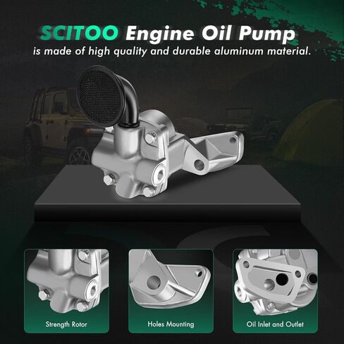 SCITOO Engine Oil Pump 1F8114100 5L5Z6600AA 1991-2008 for ford Ranger 1990-1997 Aerostar & 1994-2008 for Mazda B3000 V6 3.0L in Kuwait