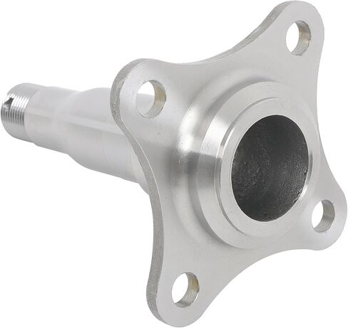 2 Sets Weld On Trailer Round Spindle #84 with 4-Hole Brake Flange for 3500 lbs Trailer Axle in Kuwait