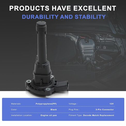 06L907660 06L907660H Engine Oil Level Sensor Compatible with 2.0T Audi A4 Avant A5 A6 A7 Q5 Q7 Q8 VW Touareg Porsche Macan Cyaenne in Kuwait