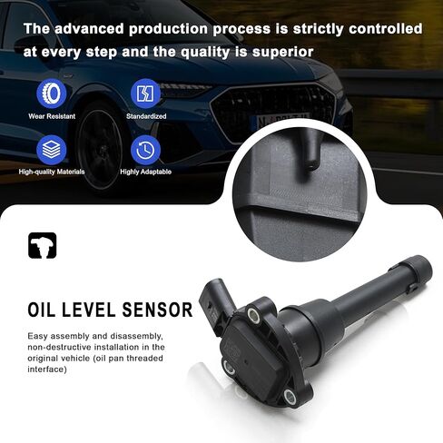 06L907660 06L907660H Engine Oil Level Sensor Compatible with 2.0T Audi A4 Avant A5 A6 A7 Q5 Q7 Q8 VW Touareg Porsche Macan Cyaenne in Kuwait