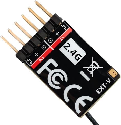 جهاز استقبال Radiomaster ER4 2.4 جيجا هرتز ELRS 4CH PWM قياس الجهد المنخفض عن بعد تحديث Wi-Fi لطائرة F3P RC/الأجنحة الثابتة/سيارات RC/القوارب in Kuwait