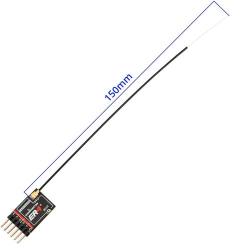 جهاز استقبال Radiomaster ER4 2.4 جيجا هرتز ELRS 4CH PWM قياس الجهد المنخفض عن بعد تحديث Wi-Fi لطائرة F3P RC/الأجنحة الثابتة/سيارات RC/القوارب in Kuwait