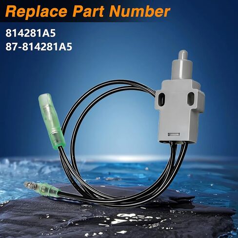 Shift Interrupt Switch Compatible with MerCruiser Alpha 1 & Bravo 3.0L 4.3L 5.0L 5.7L Engine Drive Replace#: 814281A5 87-814281A5 in Kuwait