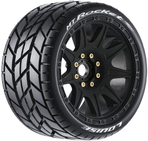 Louise RC LT3353SB Mt-Rocket Speed 1/8 Monster Truck Tires 0 & 1/2 Offset 17mm 2pk in Kuwait