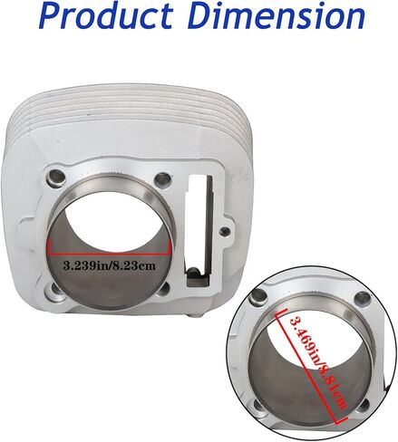 Silscvtt Cylinder Replacement for Yamaha Warrior Raptor Wolverine Bruin 350 348cc 1UY-11310-03-00 5YT-11310-00-00 5YT-11310-00-00 in Kuwait