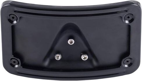 Gloss Black Motorcycle License Plate Mount Frame, Curved Laydown Style License Plate Frame Compatible with Harley 3-Hole Mount Models XL/FX/FL/FXR/FXD, 02-08 VTX1800R/S/T, 03-09 VTX1300R/S/T in Kuwait