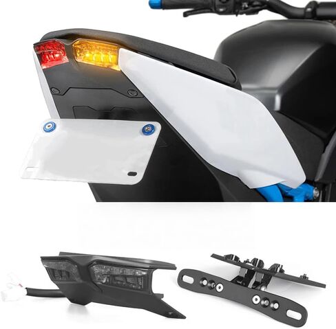 لسوزوكي GSX-8S GSX-8R 2023-2026 الذيل مرتب الحاجز مزيل عدة لوحة ترخيص قوس LED بدوره إشارة in Kuwait