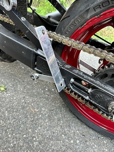 Side License Plate Relocation Holder Bracket for Suzuki GSX1300R 1999-2025 - Shock Bolt/Spool Tag Mount - Lightweight, Highly Durable, Rustproof in Kuwait
