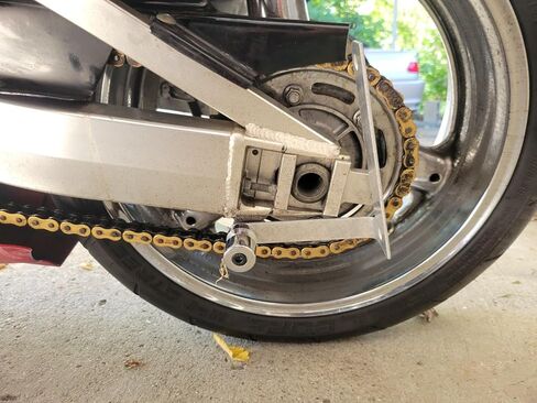 Side License Plate Relocation Holder Bracket for Suzuki GSX1300R 1999-2025 - Shock Bolt/Spool Tag Mount - Lightweight, Highly Durable, Rustproof in Kuwait