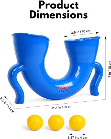 Juggling Skill Game with Upgraded U-Shaped Tube, 3 Solid Practice Balls, Beginner-Friendly Hand-Eye Coordination Challenge Toy for Indoor and Outdoor Play in Kuwait