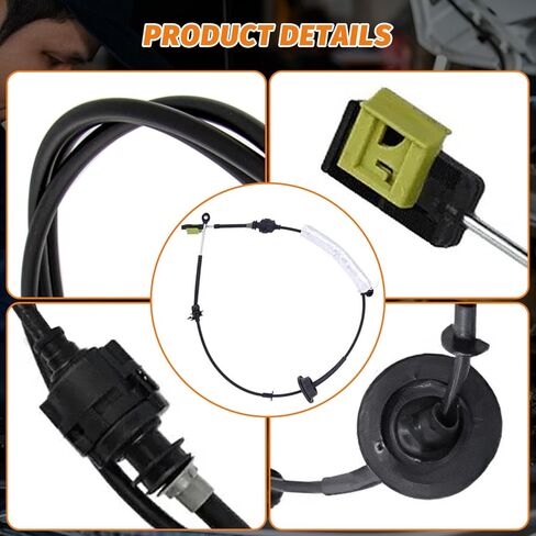 7L5Z-7E395-B Automatic Transmission Shift Cable Compatible with Ford Ranger 2007-2011, Shifter Control Cable Replace 7L5Z7E395B 7L5P-7E395-A in Kuwait