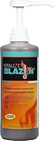 VITALIZE Blazin - Horse Heat Stress & Exertion Recovery - Promotes Hydration & Water Retention (32 fl oz) in Saudi Arabia