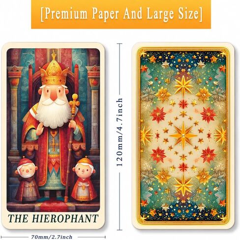 sishui Storybook Fable Tarot Deck, 78 Cards, Paper, 2.7 x 4.7 Inch, Fairytale Style, for Beginners and Experienced Readers in Kuwait