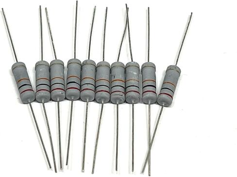 15 Pcs 3.9 Ohm Metal Oxide Film Resistor 2W 5% Tolerance in Kuwait