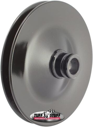 Tuff Stuff Performance 8485B Power Steering Pump Pulley; Single V-Groove; Fits All Tuff Stuff Saginaw Style Pumps That Require A Press-On Pulley; Black Powder Coated; in Kuwait