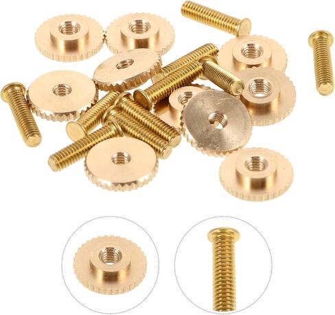COHEALI 10sets Crafting Badge Fixator Kit Screw Caps and Pin Backs Metal Badge Accessories for Pins Hats and Enamel Crafts in Kuwait