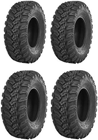 المجموعة الكاملة: إطارات Maxxis Ceros (أمامية وخلفية - 26 × 9 × 12/26 × 11 × 12) - 2015-2018 Polaris 1000 Ranger Diesel Crew in Kuwait