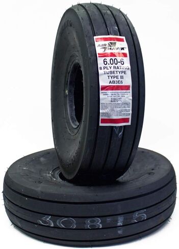 الإطارات المتخصصة الأمريكية AB3E6 McCreary Air Hawk 6.00-6 8 Ply Aircraft Tire in Kuwait