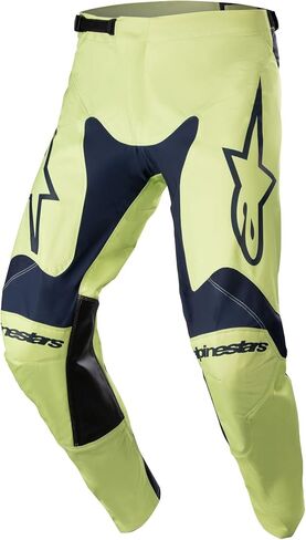 بنطال Alpinestars 2023 Racer Hoen، 28، كحلي ليلي/أخضر فلوو in Kuwait