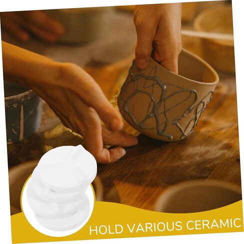 NUOBESTY 4pcs Refractory Support Mat Flow Glaze Gasket for Pottery Kiln Clay Sculpting Tools Low Fire Glazes Pottery Crafting Tools in Kuwait