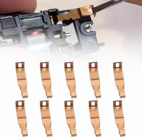 HO Slot Car Pickup Shoes 10Pcs Iron Replacement for 440 and 440X2, Smooth Performance, Easy Install Durable Racing Accessories in Kuwait