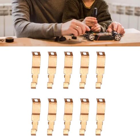 HO Slot Car Pickup Shoes 10Pcs Iron Replacement for 440 and 440X2, Smooth Performance, Easy Install Durable Racing Accessories in Kuwait