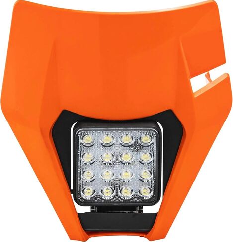 مصباح أمامي Acerbis LED VSL 16 KTM برتقالي متوافق مع KTM 150/250/300 XC-W/350 EXC-F/500 EXC-F 2020-2023-2801985226 in Kuwait