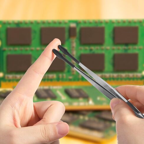 ملاقط ذات رؤوس مطاطية، 4 قطع ملاقط طويلة من مادة PVC للحرف اليدوية، ملقط محمول مع أطراف مطاطية، ملقط مطاطي عملي للحرف اليدوية وخرز العملات المعدنية وأدوات هواية المجوهرات in Kuwait