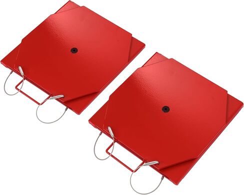 Alignment Turn Plate Steel for Passenger Car & Light Truck Wheel Alignment Front Turnplate Turntable Set Powder Coated Red 9000 LBS 2Pcs in Kuwait