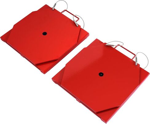 Alignment Turn Plate Steel for Passenger Car & Light Truck Wheel Alignment Front Turnplate Turntable Set Powder Coated Red 9000 LBS 2Pcs in Kuwait