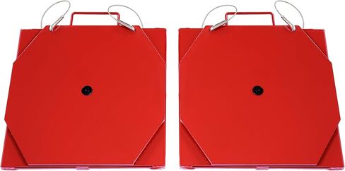 Alignment Turn Plate Steel for Passenger Car & Light Truck Wheel Alignment Front Turnplate Turntable Set Powder Coated Red 9000 LBS 2Pcs in Kuwait