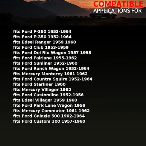 حشية منفذ تبريد المحرك تناسب Ford F-250 1953 1954 1955 1956 1957 1958 1959 1960 1961 1962 1963 1964 استبدال C0AE8255A، EAG8255B، EAA8255B 1 قطعة in Kuwait