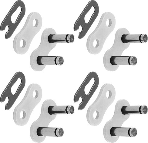 Caltric 520 Chain Master Link Compatible with Motorcycle Bike ATV Connecting Link White/Qty 4 in Kuwait
