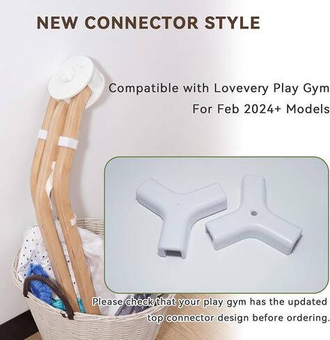 طقم موصل قابل للطي متوافق مع Lovevery Play Gym، طقم ترقية التخزين المحمول يحافظ على أمان الصالة الرياضية ومساحة خالية (يناسب الإصدارات الجديدة - ما بعد فبراير 2024) in Kuwait