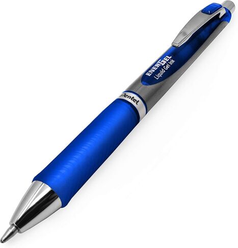 قلم حبر جل سائل قابل للسحب من Energel BL80 - 1.0 ملم - أزرق - عبوة من 5 قطع in Kuwait