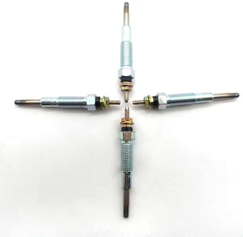 Car Heater Glow Plugs Compatible With Mazda 626 MK III IV 1987 1988 1989 1990 1991 1992 1993 1994 1995 1996 1997 4pcs Diesel Heater Glow Plugs in Kuwait