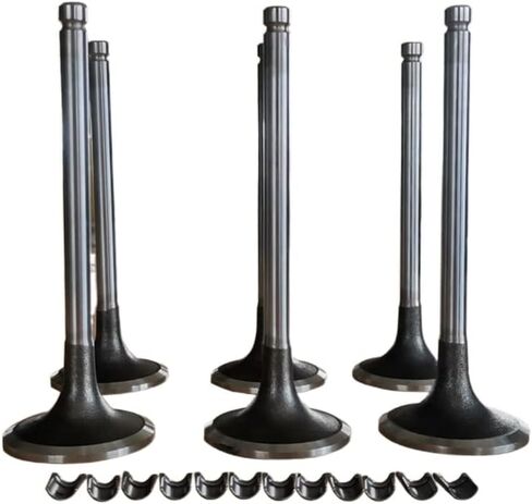 6 * Int Enginevalves استبدال OEM عام لـ Dodg Cummins 5.9 89-98 4995554 3802355 12V رأس الاسطوانة 3920867 3802005 3901117 in Kuwait