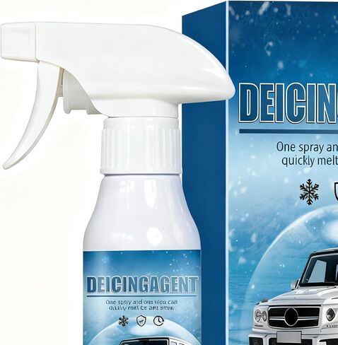 Deicer Spray for Car Windshield,120ml Quick Long-Lasting Auto Accessories,Car Window Defroster Spray | for Truck SUV Roof Winter Home Garden Outdoor Glass Camping Daily Commute Adventure Travel Window in Kuwait