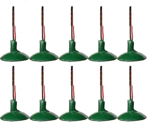 10pcs Model Railway Train Lamp HO Scale Wall Lamp Posts athway Light Railway Train Micro Landscape Accessories in Kuwait