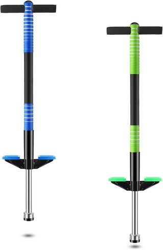 Leitee 2 Pack Pogo Stick للأطفال من سن 6 سنوات فما فوق، مناسبة لوزن 40-80 رطل، عصا القفز الرغوية الناعمة، عصا بوجو للمبتدئين، تمرين توازن الجسم والحفاظ على الصحة (الأحمر والوردي الوردي) in Saudi Arabia