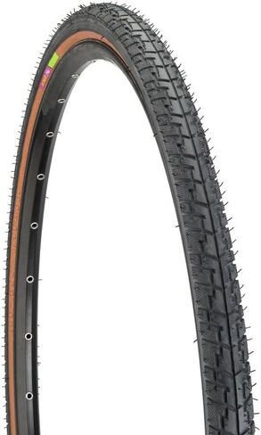 KENDA Street K830 Road Tire 700x38c Slick Black/Mocha Steel in Kuwait
