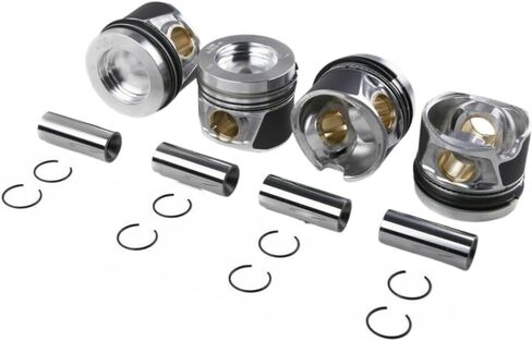 Pistons And Rings Set 03L107065M Compatible With 2.0 TDI CJAA Engine Pistons Rings Rods And Parts in Kuwait