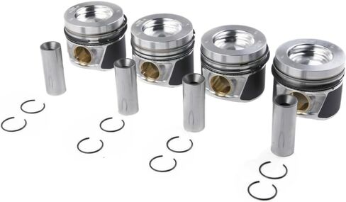Pistons And Rings Set 03L107065M Compatible With 2.0 TDI CJAA Engine Pistons Rings Rods And Parts in Kuwait